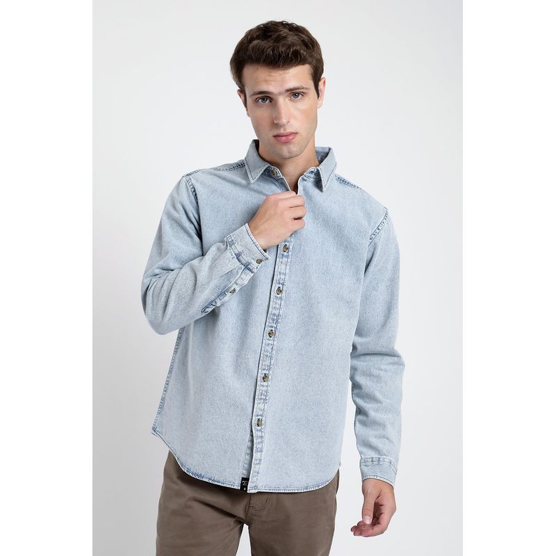 FROENS - Camisa Manga Larga Algodón Orgánico Hombre Froens