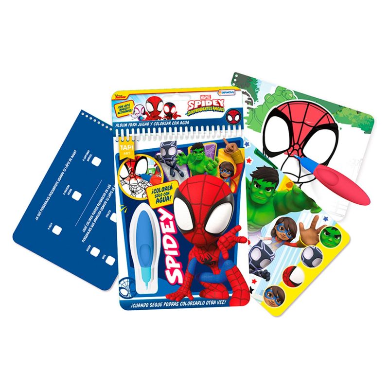 MARVEL - Libro Para Pintar Con Agua Spidey Marvel