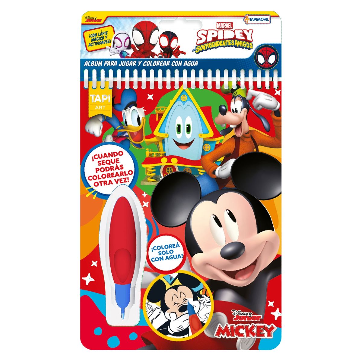 MICKEY MOUSE - Libro Para Pintar Con Agua Mickey Mouse