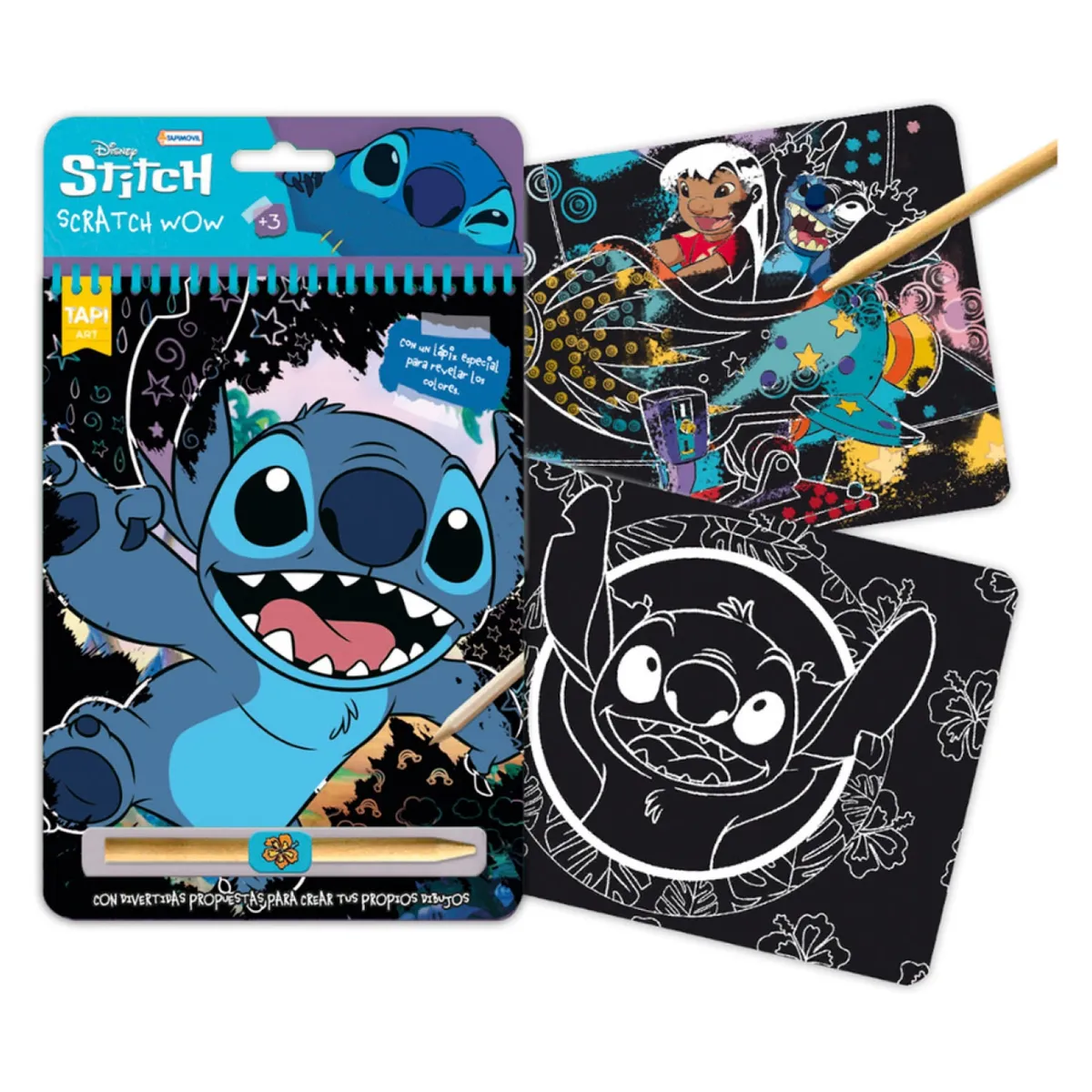 LILO & STITCH - Libro Para Pintar Scratch Lilo & Stitch