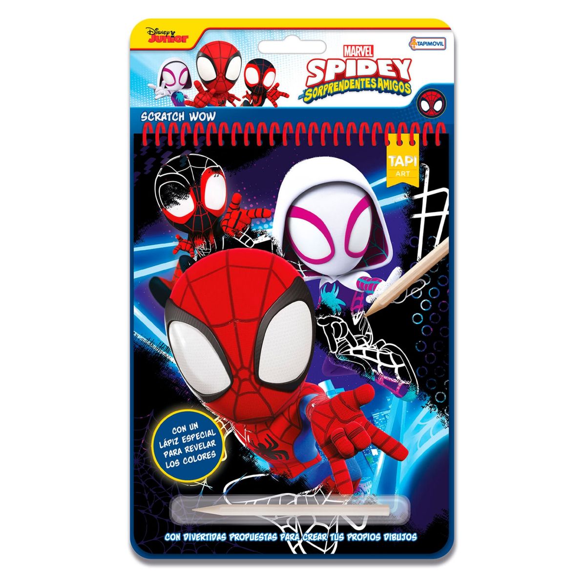 MARVEL - Libro Para Pintar Scratch Spidey Marvel