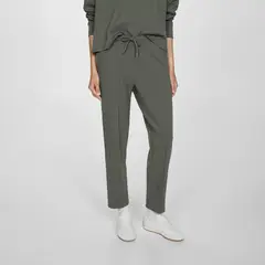MANGO - Pantalón Jogger con Detalle de Costura Mujer