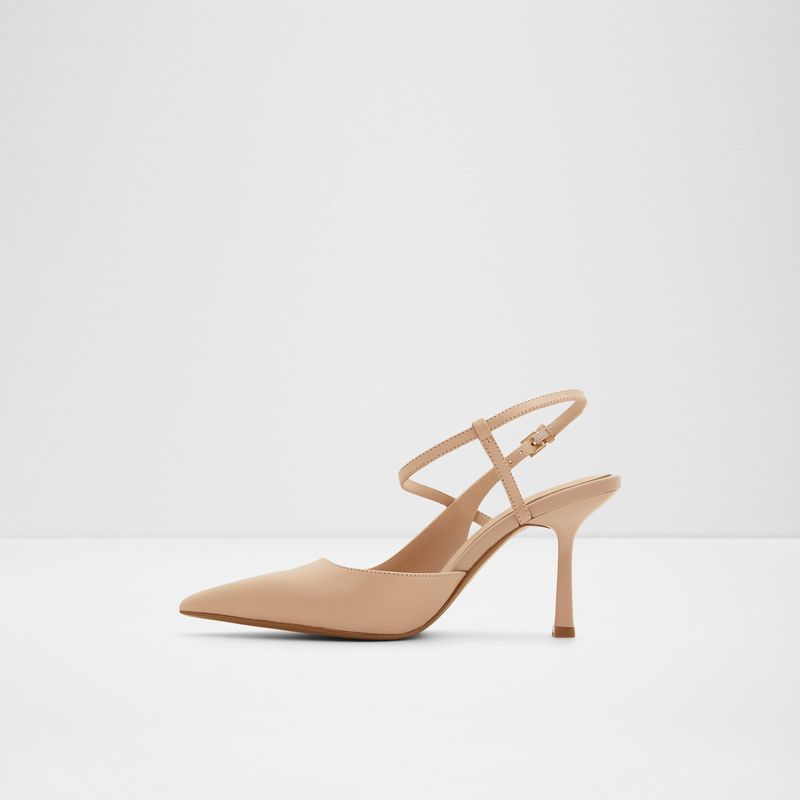 Zapatos Beige Mujer Fiesta Tacones Aldo Gavedessi Slingback Kitten