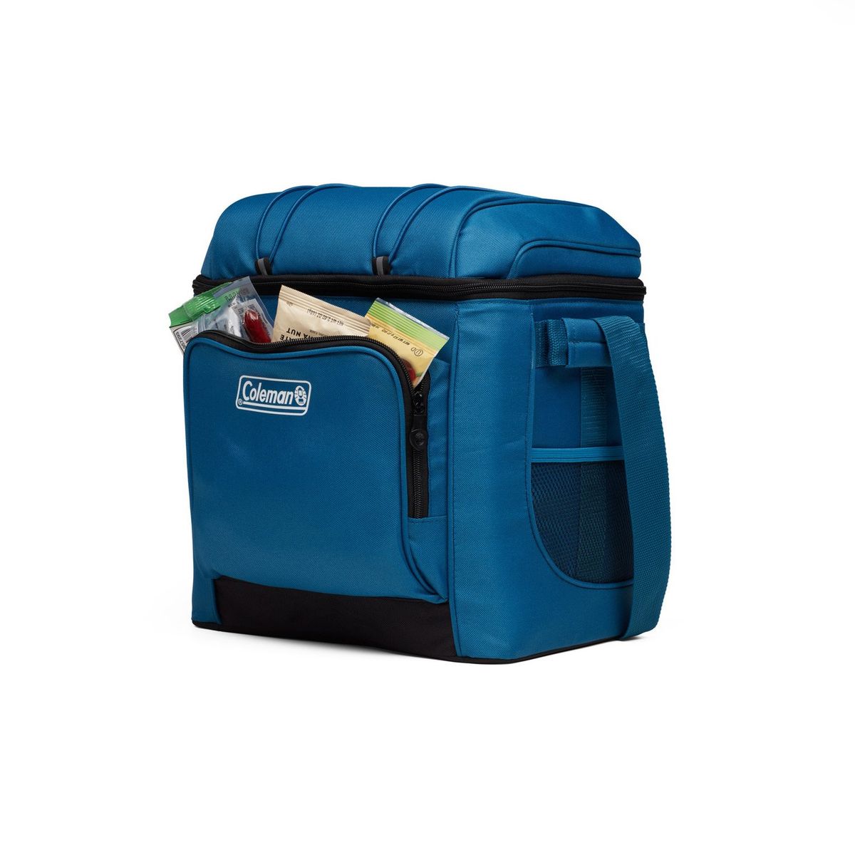 COLEMAN - Bolsa Térmica Aislada Chiller Series, Hielera Portátil Para 30 Latas, A Prueba De Fugas, Retención De Hielo, Azul Coleman