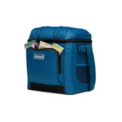 COLEMAN - Bolsa Térmica Aislada Chiller Series, Hielera Portátil Para 30 Latas, A Prueba De Fugas, Retención De Hielo, Azul