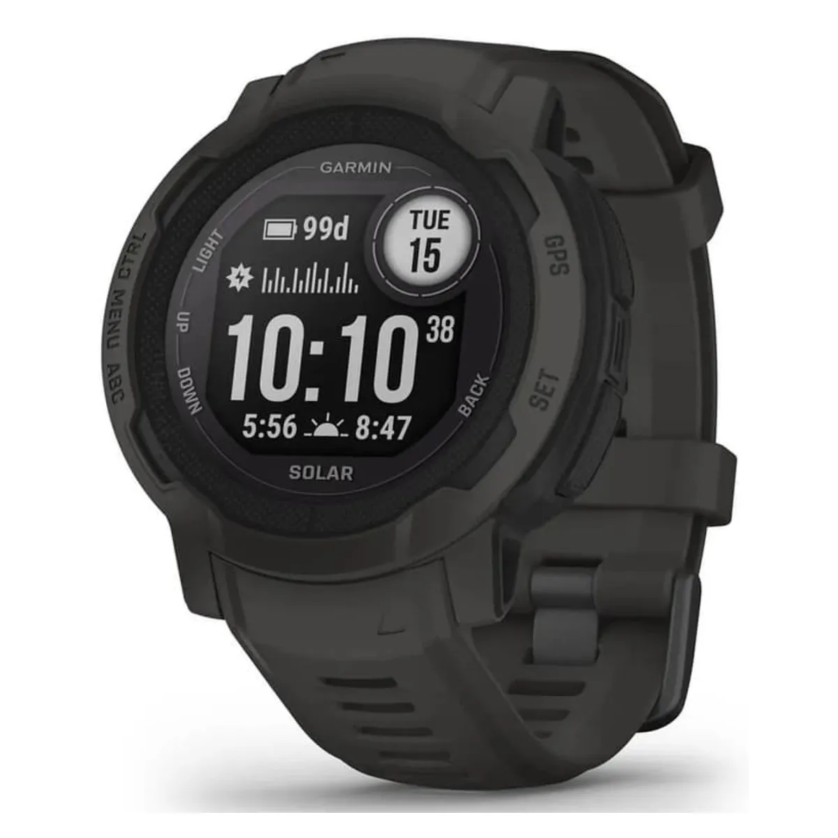 GARMIN - Smartwatch Garmin Instinct 2 Solar Negro