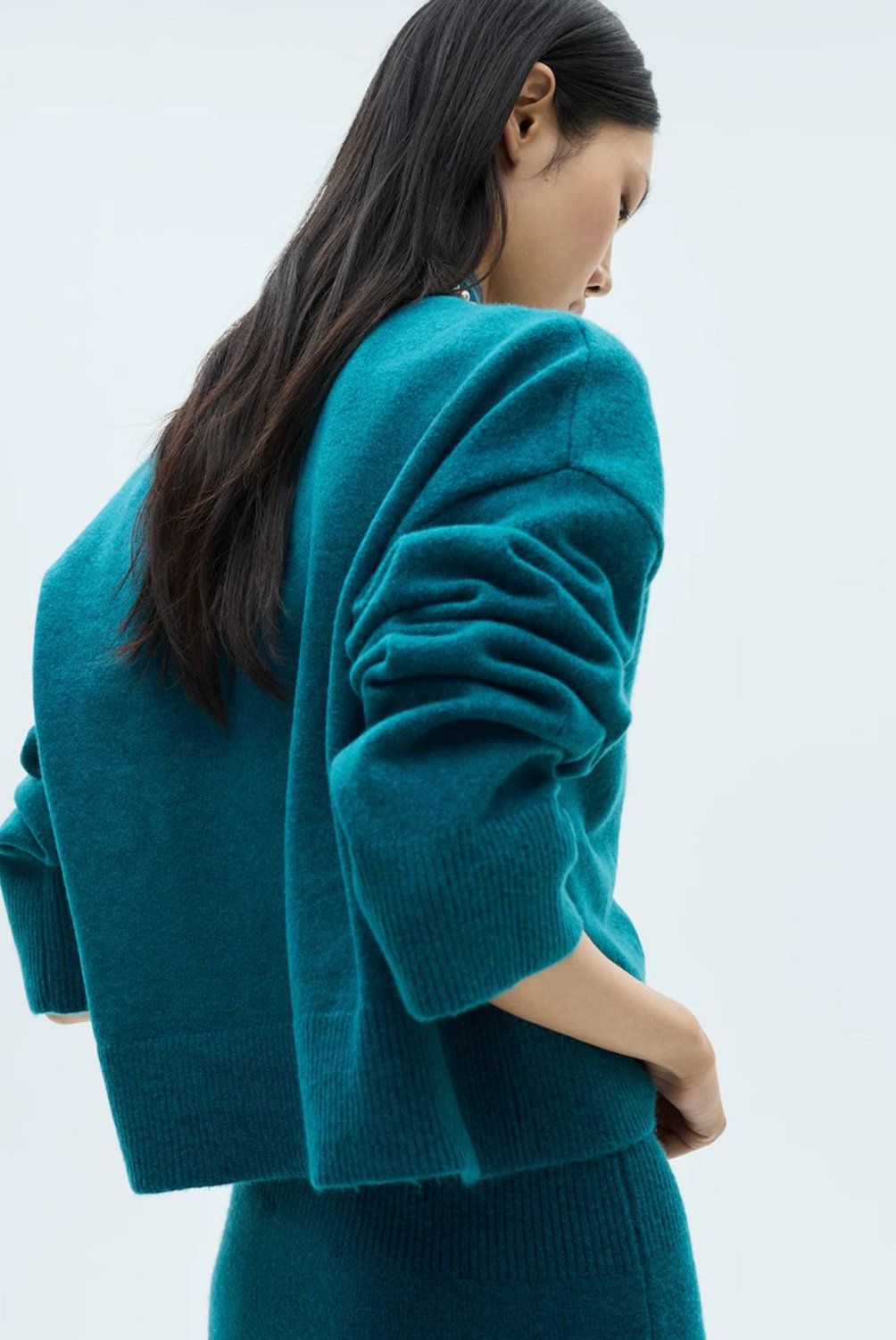 MANGO - Sweater Punto Cuello Perkins Mujer Mango