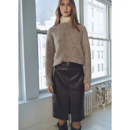 MANGO - Sweater Bouclé Cuello Redondo Mujer