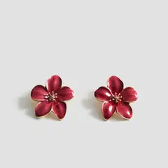 MANGO - Aros Flores Mujer