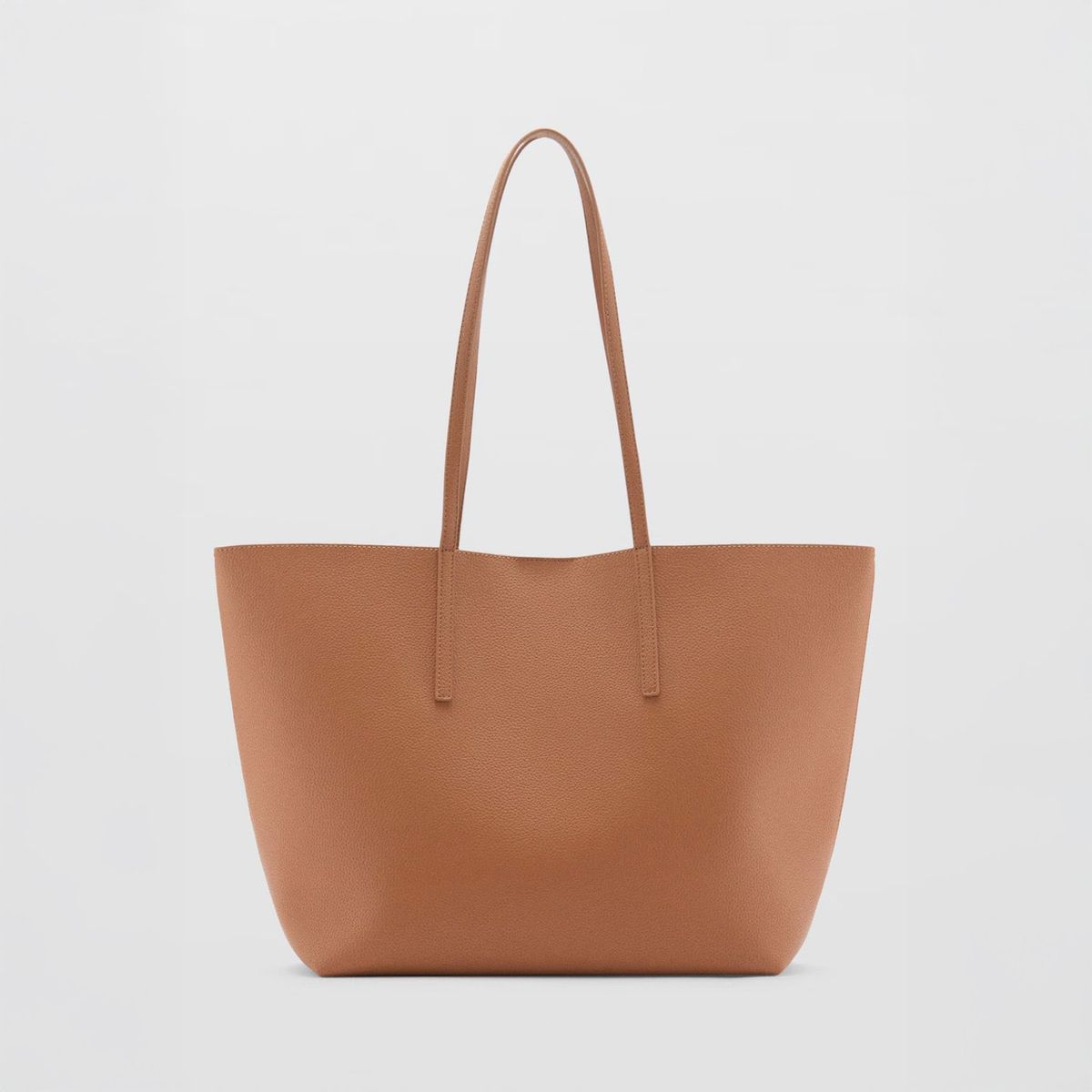 MANGO - Bolso Shopper Efecto Abatanado Mujer Mango