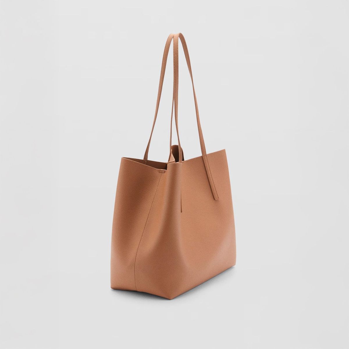 MANGO - Bolso Shopper Efecto Abatanado Mujer Mango