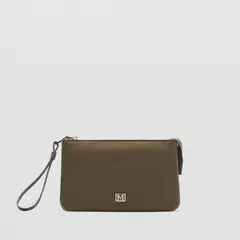 MANGO - Monedero Nylon Cremallera Mujer