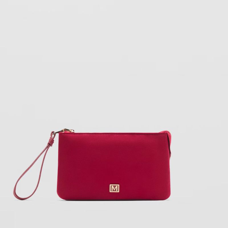 MANGO - Monedero Nylon Cremallera Mujer Mango