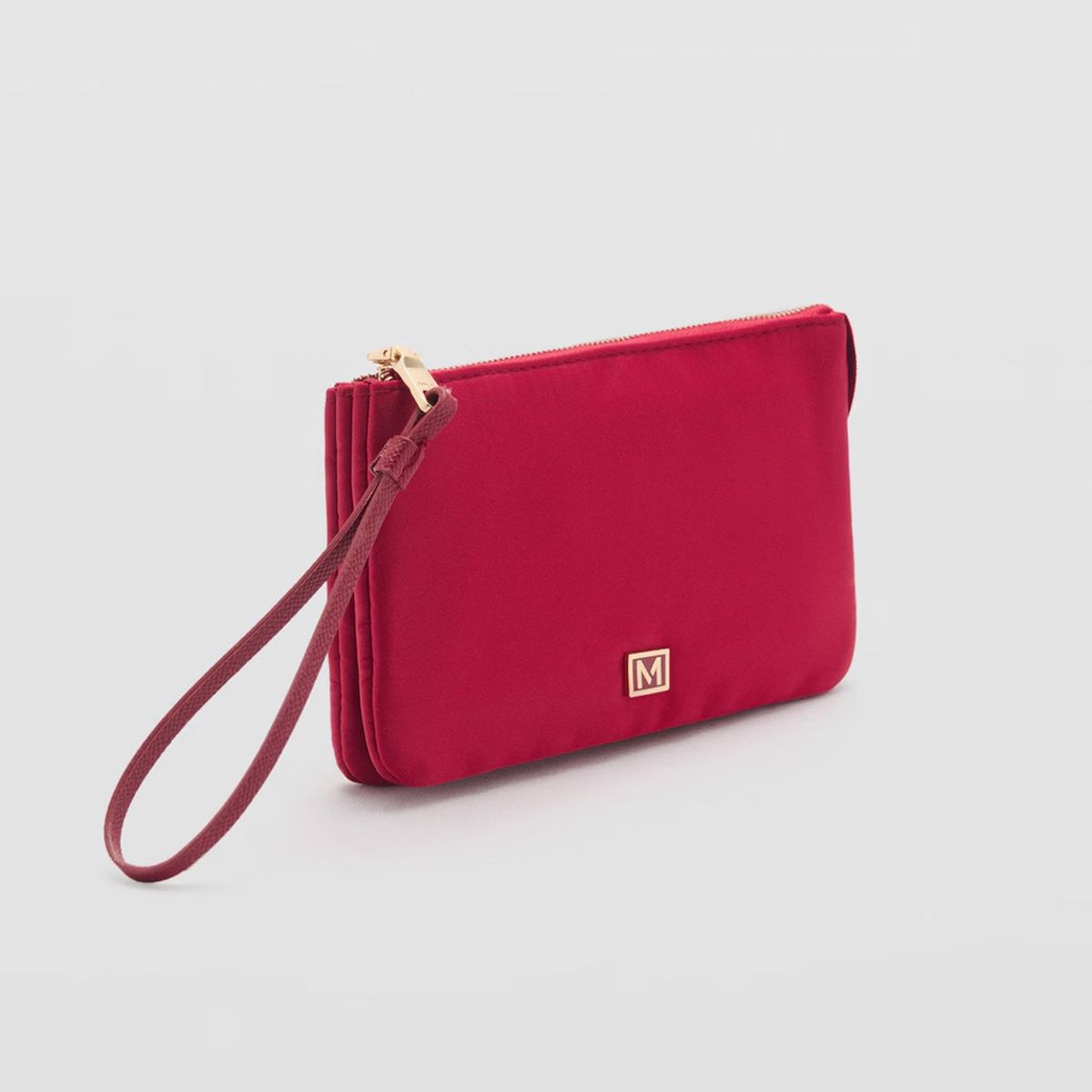 MANGO - Monedero Nylon Cremallera Mujer Mango