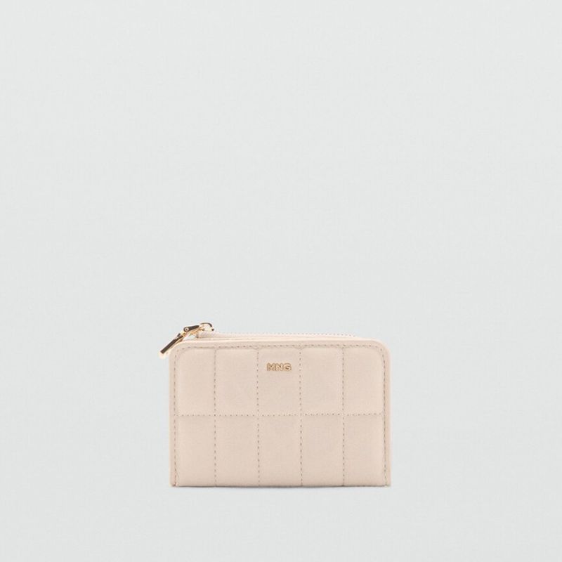 MANGO - Billetera Acolchada Solapa Mujer Mango