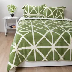 DORAL - Cubrecama Sherpa Clásico Estampado