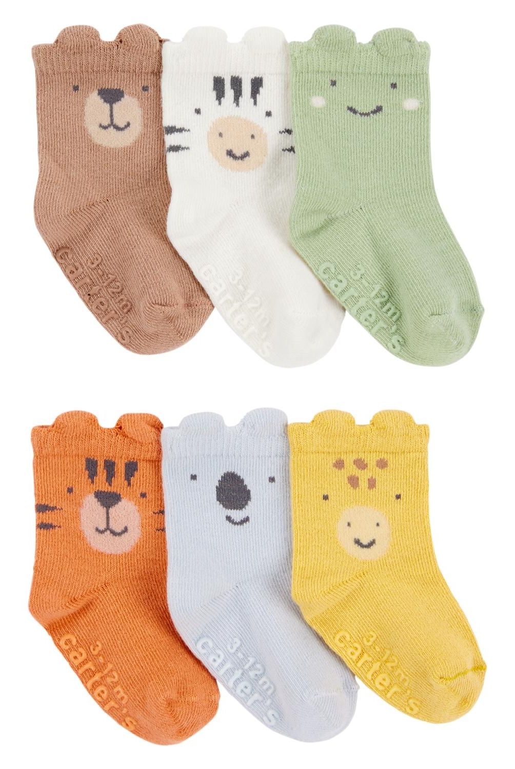 CARTER'S - Calcetines Pack 6 Pares Unisex Bebé Carter's