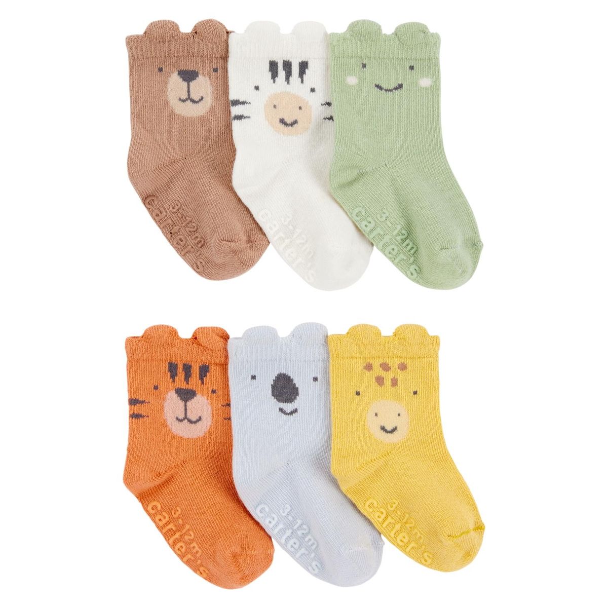 CARTER'S - Calcetines Pack 6 Pares Unisex Bebé Carter's