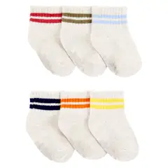 CARTER'S - Calcetines Pack 6 Pares Bebé Niño
