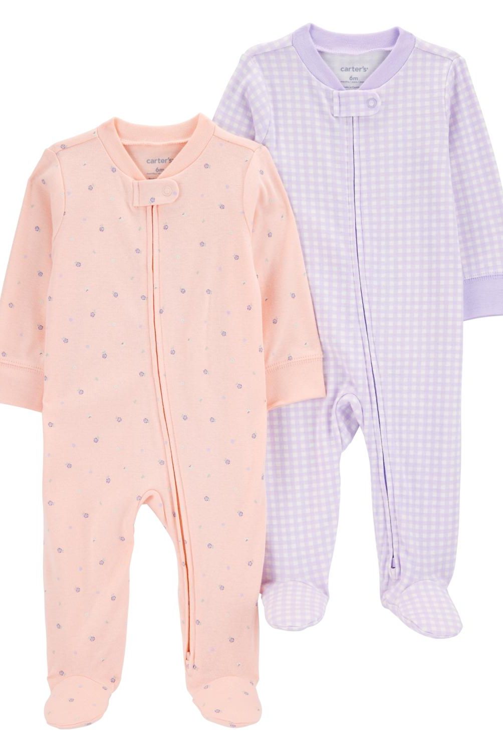CARTER'S - Pijama Algodón Pack 2 Unidades Bebé Niña Carter's