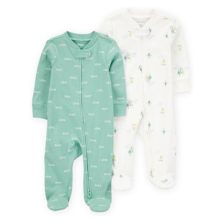 Pijama Algodón Pack 2 Unidades Bebé Niño