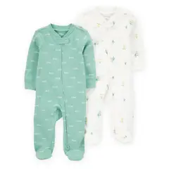 CARTER'S - Pijama Algodón Pack 2 Unidades Bebé Niño