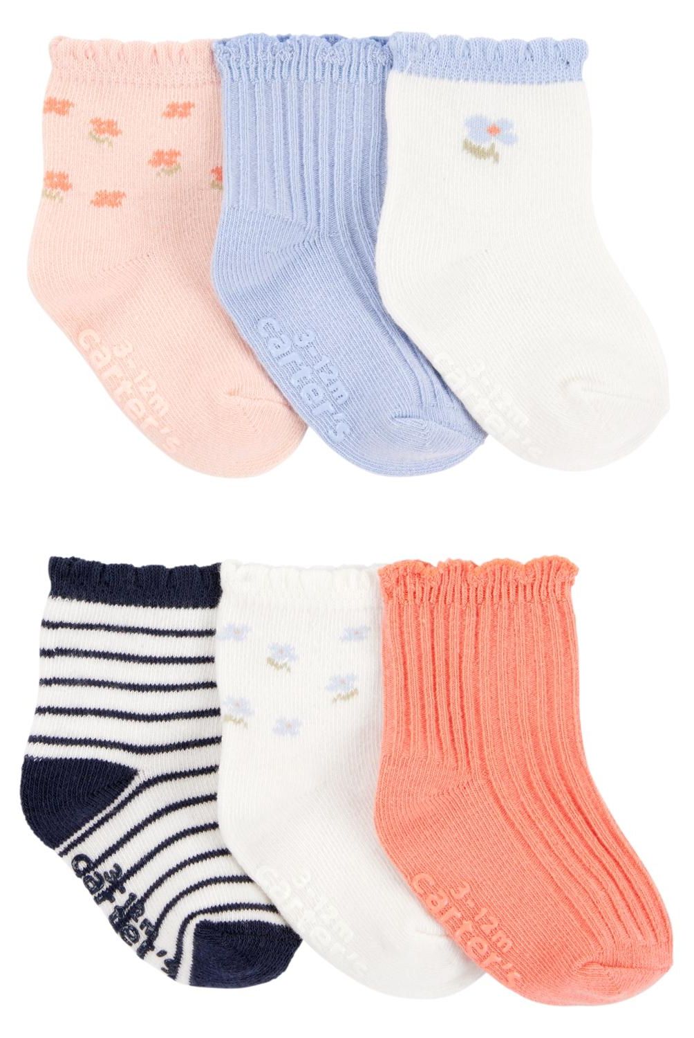 CARTER'S - Calcetines Pack 6 Pares Bebé Niña Carter's