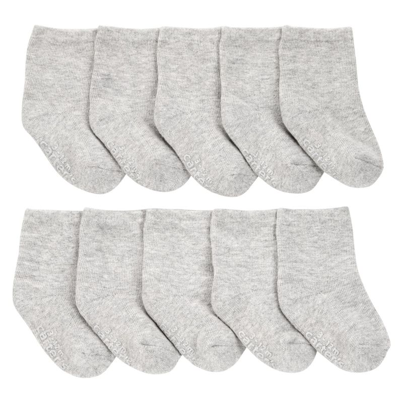 CARTER'S - Pack 10 Pares Calcetines Algodón Bebé Niño Carter's
