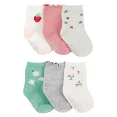 CARTER'S - Calcetines Pack 6 Pares Bebé Niña