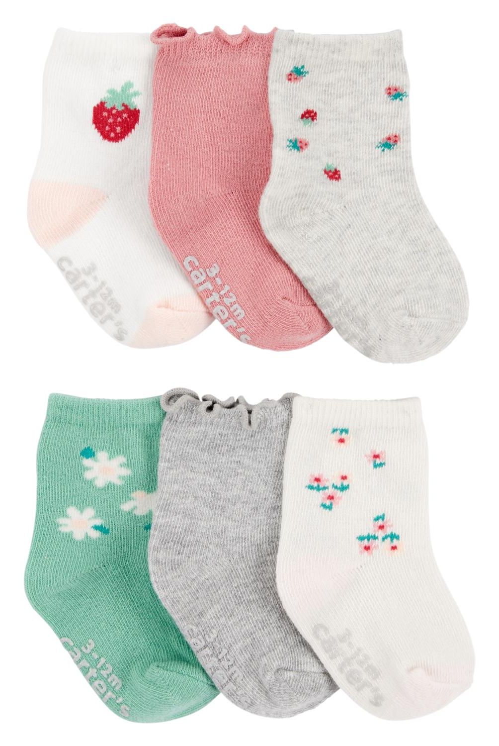 CARTER'S - Calcetines Pack 6 Pares Bebé Niña Carter's