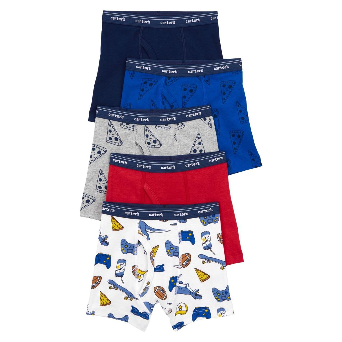 CARTER'S - Pack 5 Boxers Algodón Niño Carter's
