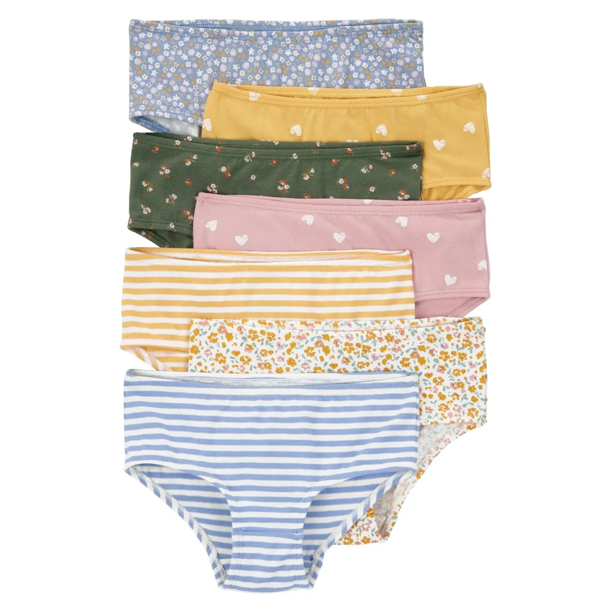 CARTER'S - Pack 7 Calzones Algodón Niña Carter's