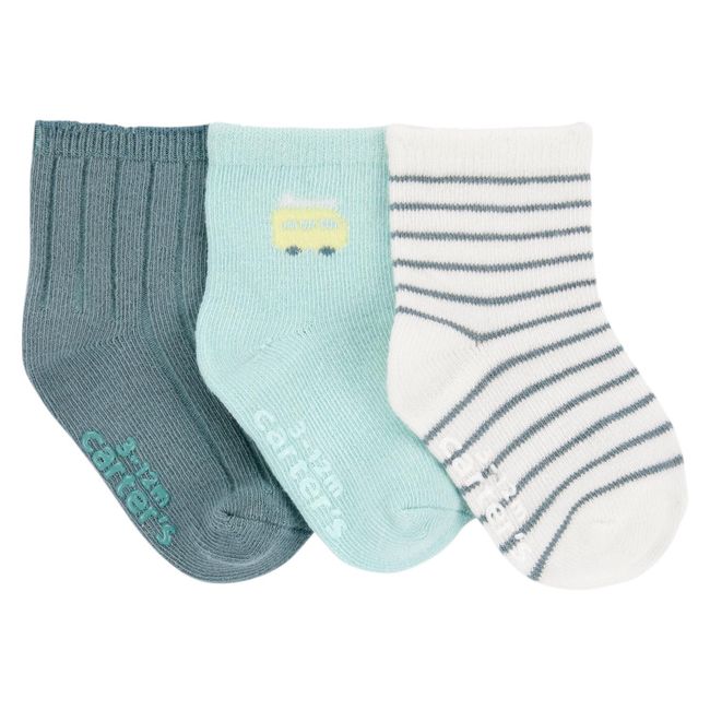 CARTER'S - Pack 3 Pares Calcetines Algodón Bebé Niño Carter's