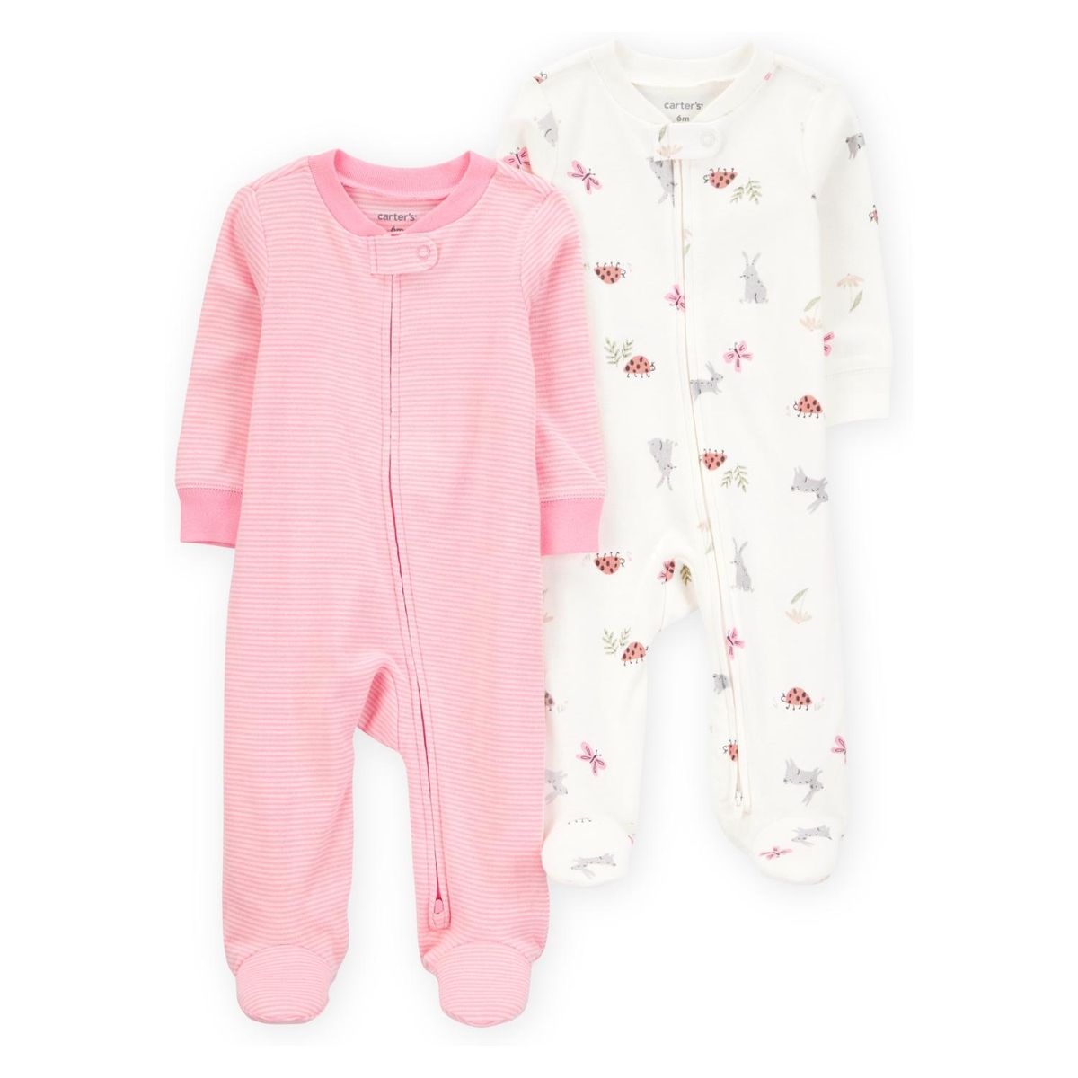 CARTER'S - Pijama Algodón Pack 2 Bebé Niña Carter's