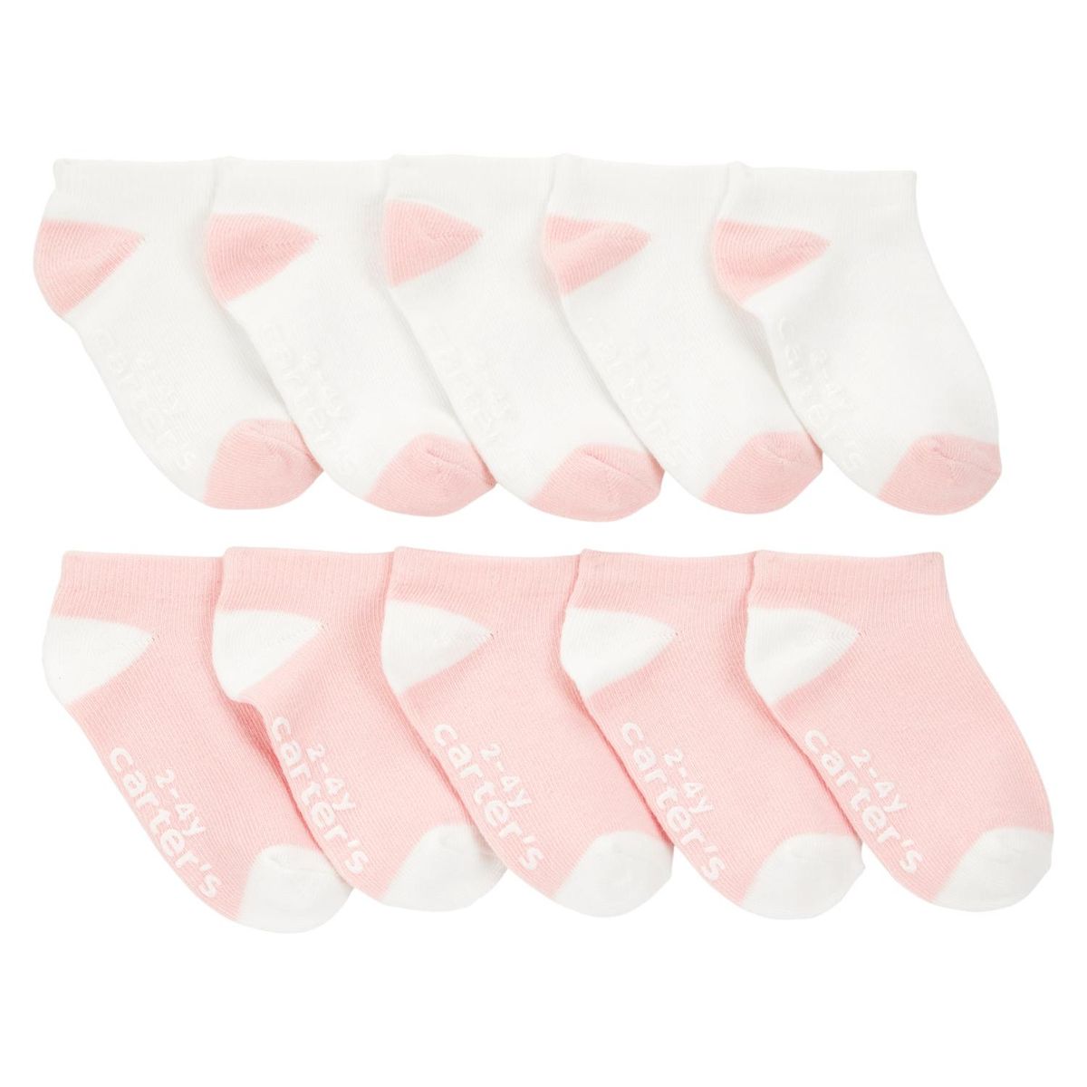 CARTER'S - Pack 10 Pares Calcetines Algodón Niña Carter's