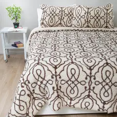 DORAL - Cubrecama Chiporro Estampado