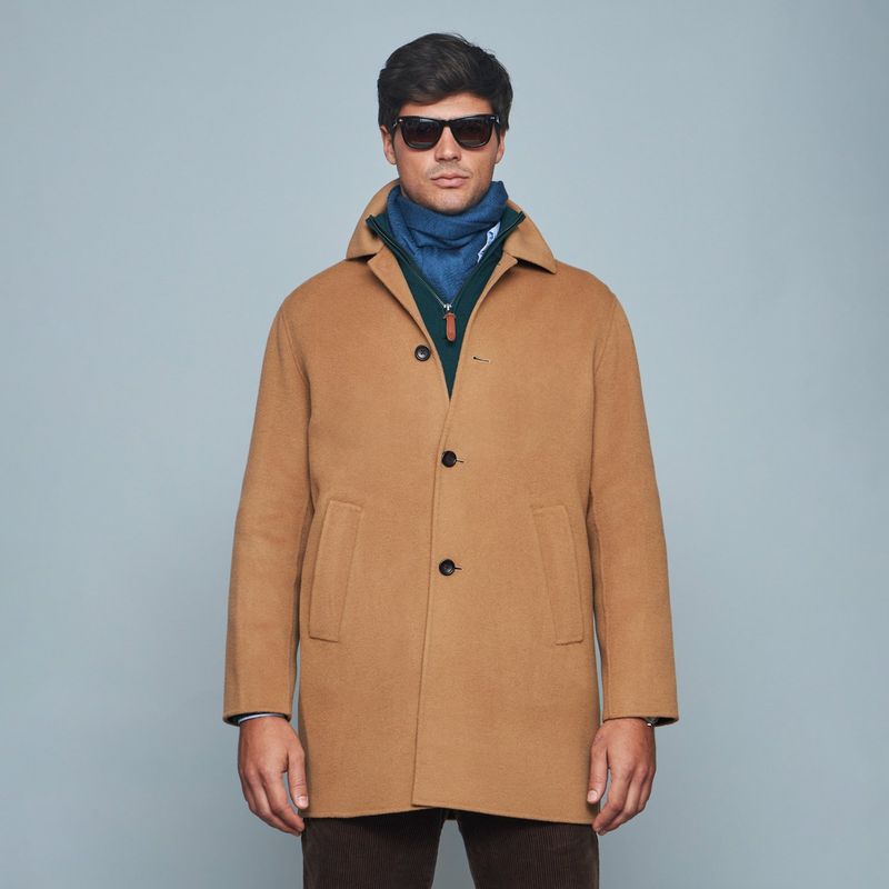 SAVILLE ROW - Abrigo Lana Hombre Saville Row