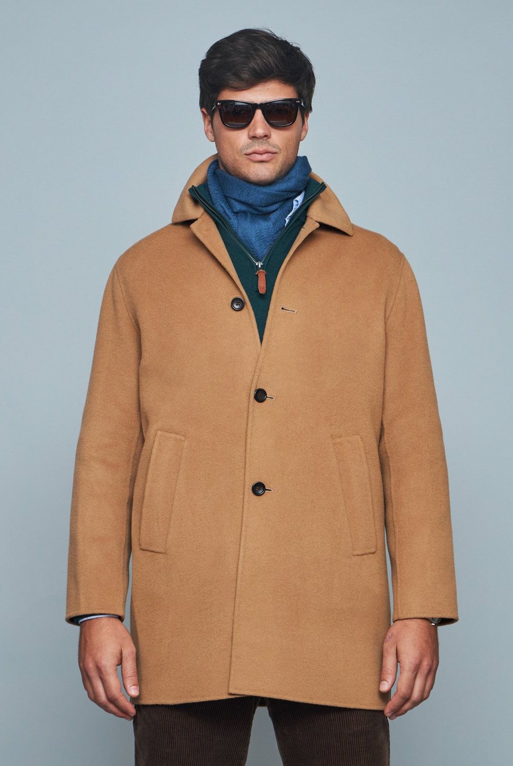SAVILLE ROW - Abrigo Lana Hombre Saville Row
