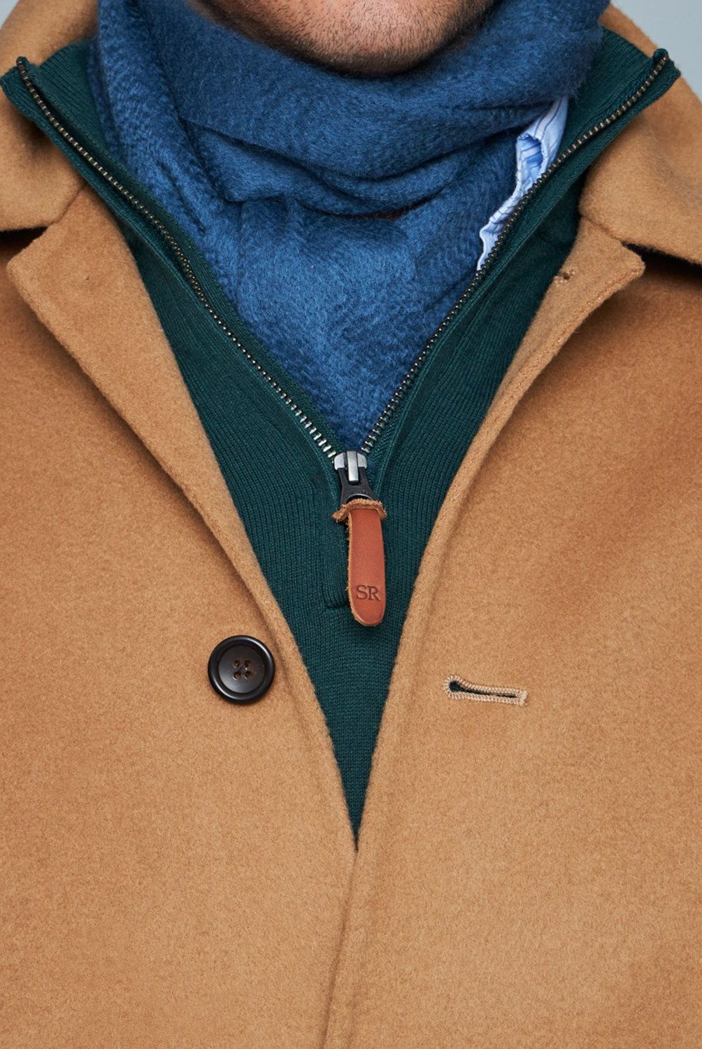 SAVILLE ROW - Abrigo Lana Hombre Saville Row