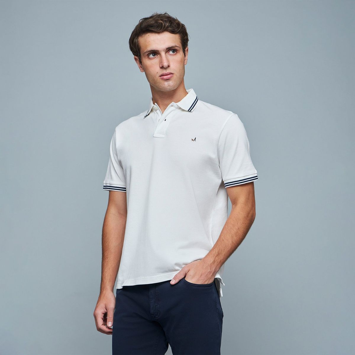 SAVILLE ROW - Polera Manga Corta Algodón Hombre Saville Row