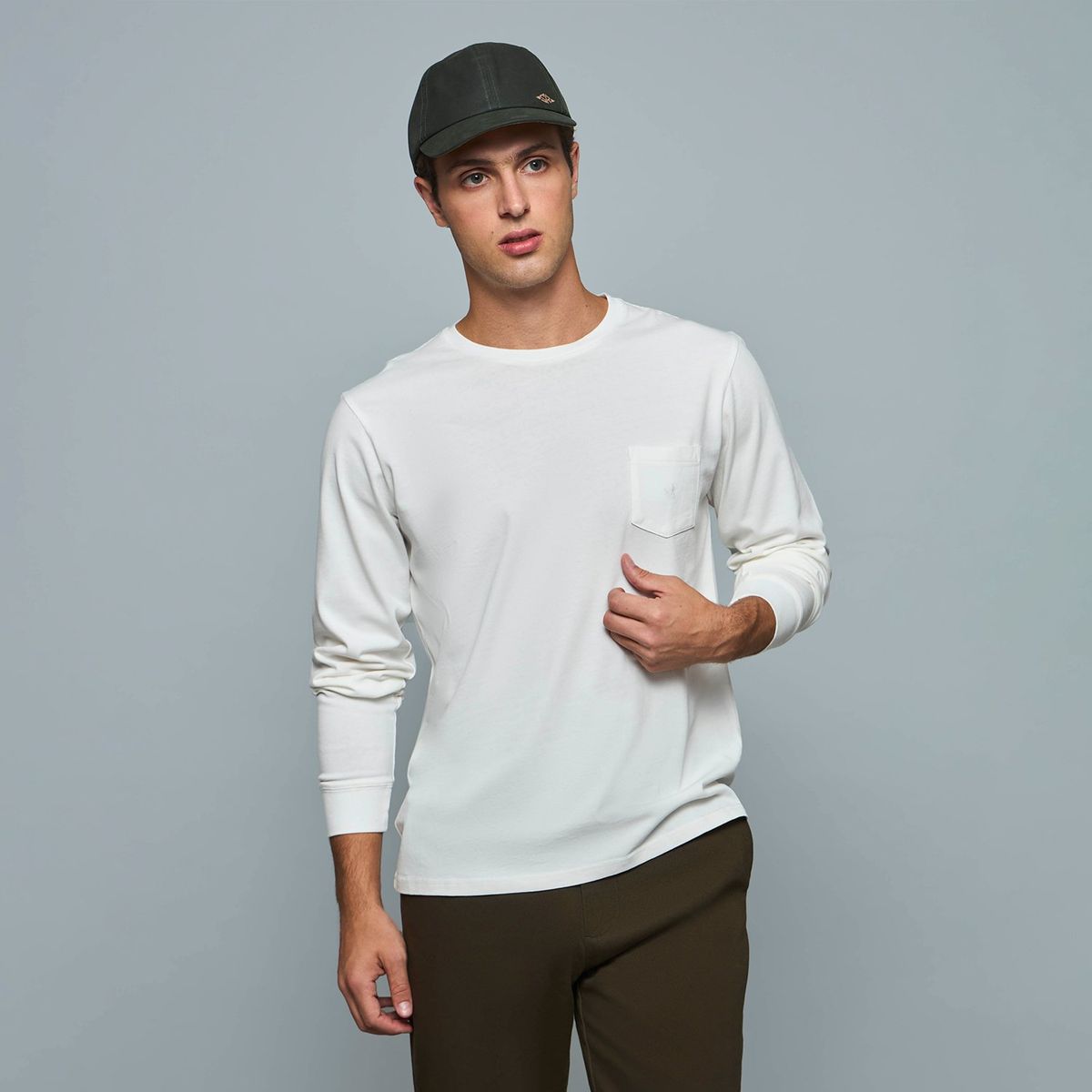 SAVILLE ROW - Polera Manga Larga Algodón Hombre Saville Row