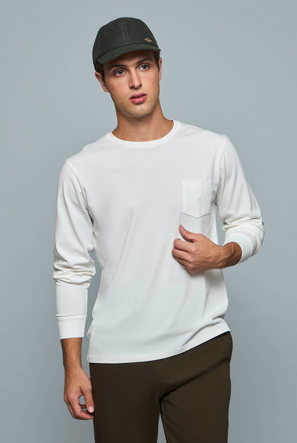 SAVILLE ROW - Saville Polera hombre manga corta algodón