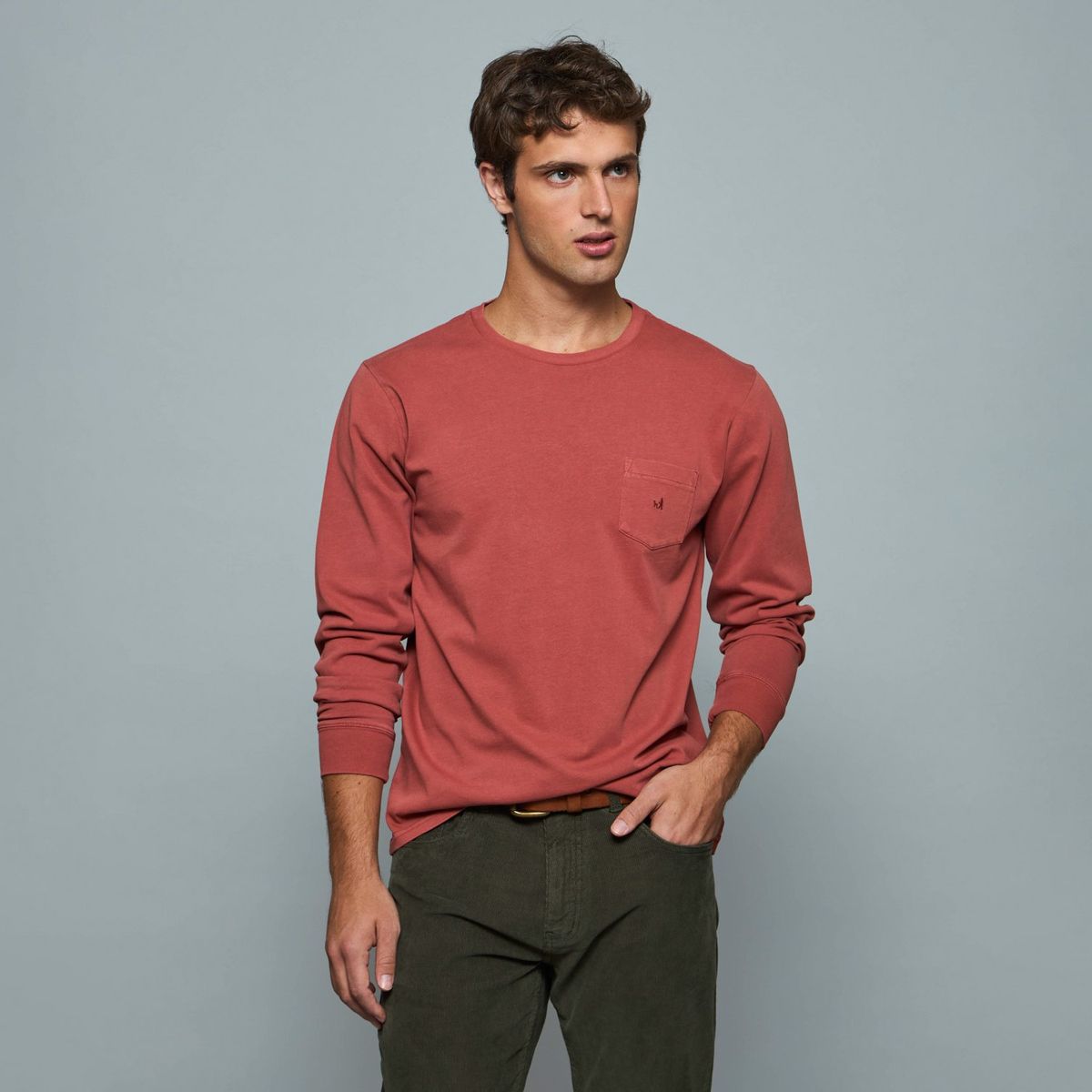 SAVILLE ROW - Polera Manga Larga Algodón Hombre Saville Row