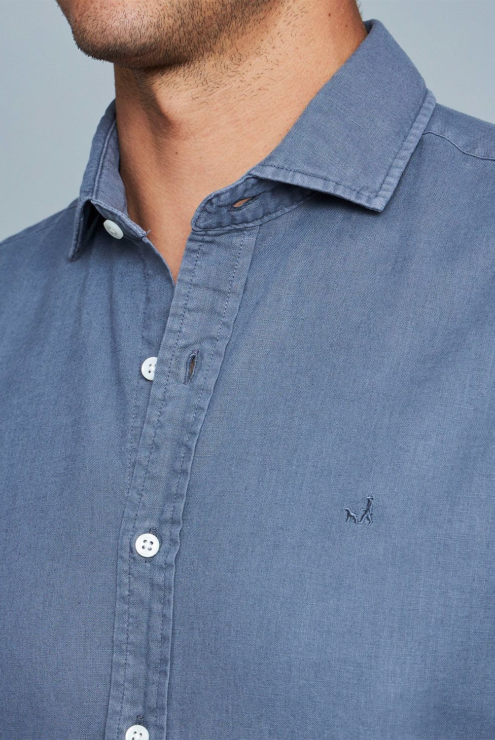 SAVILLE ROW - Camisa Manga Corta Lino Hombre Saville Row
