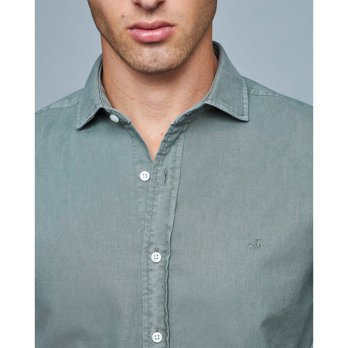 SAVILLE ROW - Camisa Manga Larga Lino Hombre Saville Row