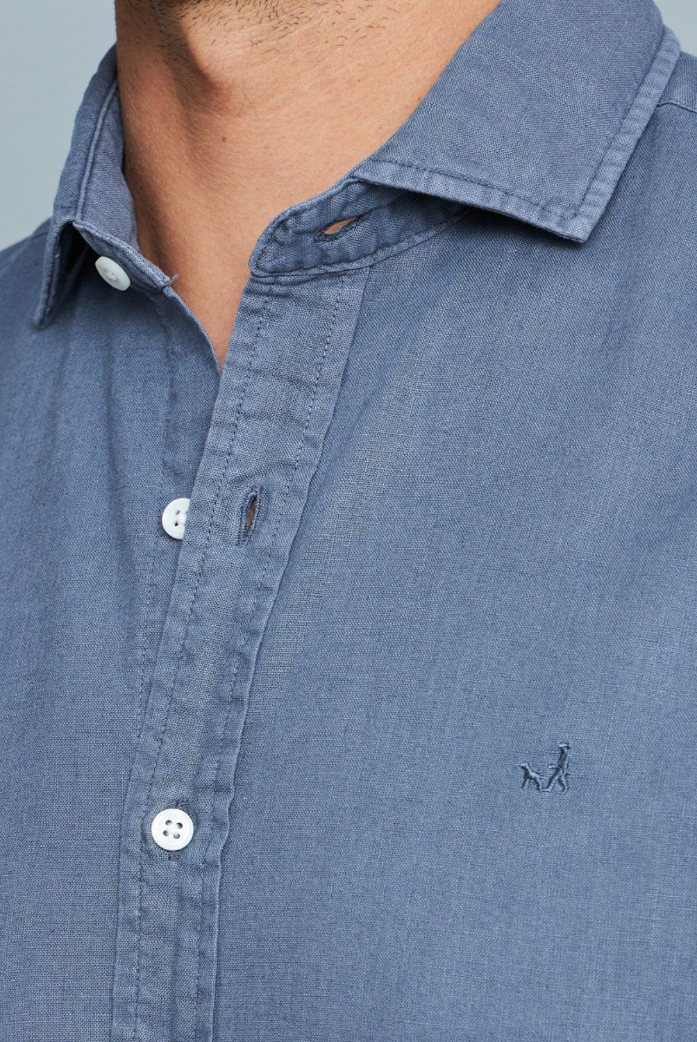 SAVILLE ROW - Camisa Manga Corta Lino Hombre Saville Row
