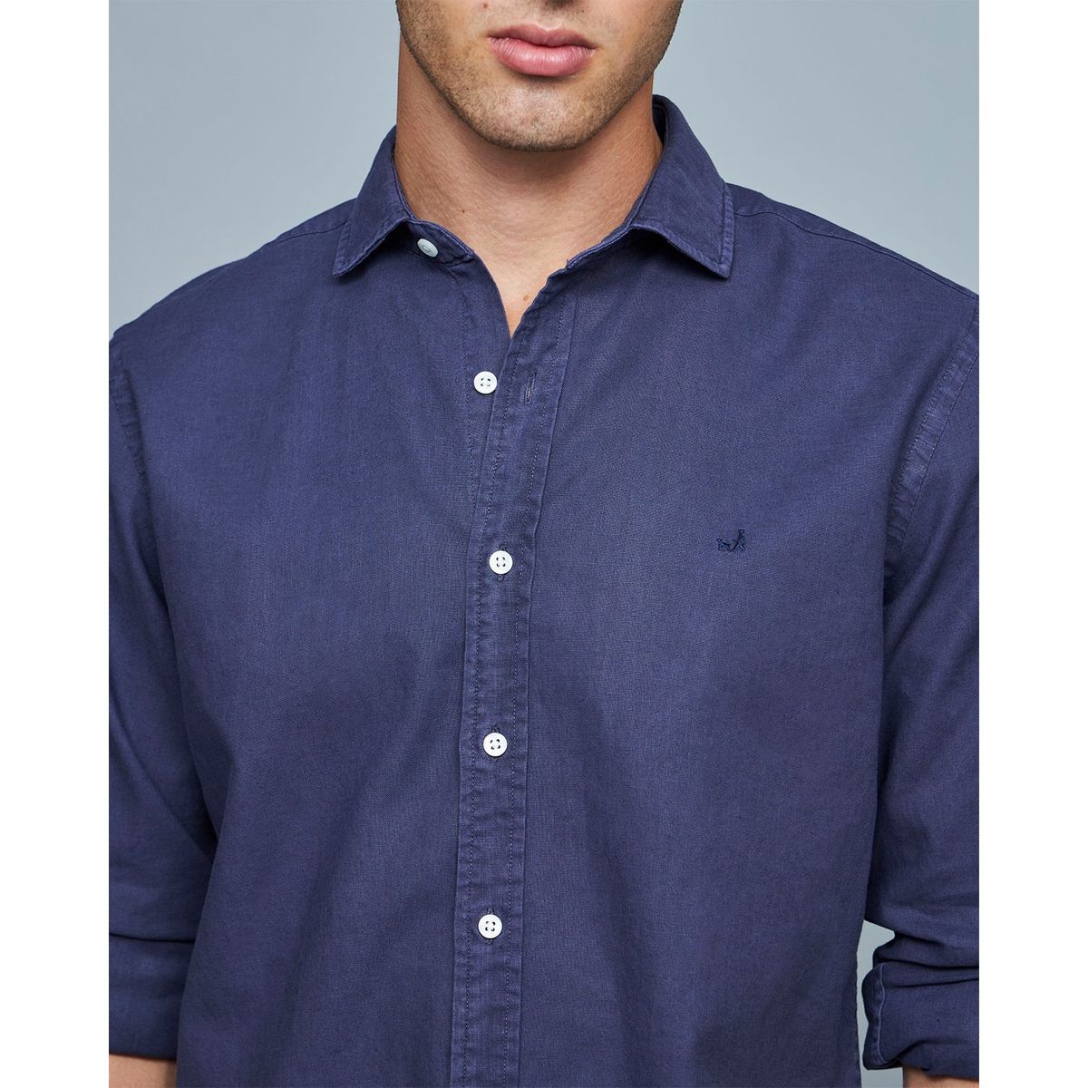 SAVILLE ROW - Camisa Manga Larga Lino Hombre Saville Row