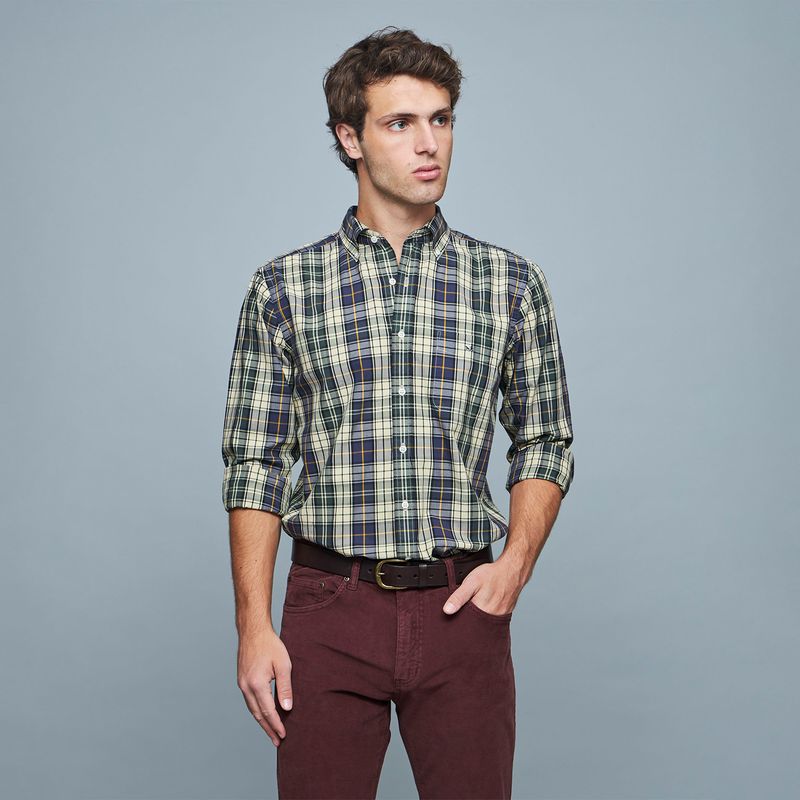 SAVILLE ROW - Camisa Manga Larga Algodón Hombre Saville Row
