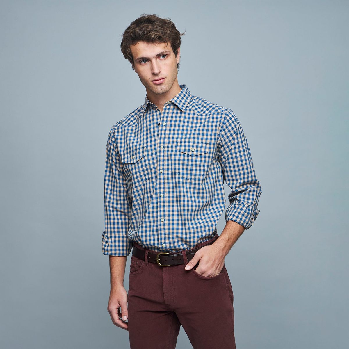 SAVILLE ROW - Camisa Manga Larga Algodón Hombre Saville Row