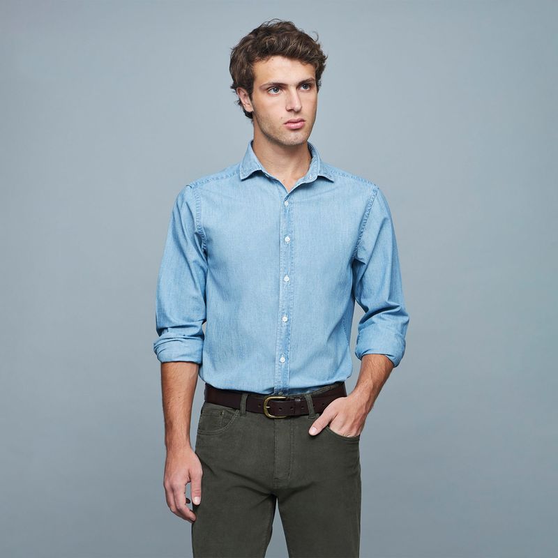 SAVILLE ROW - Camisa Manga Larga Algodón Hombre Saville Row